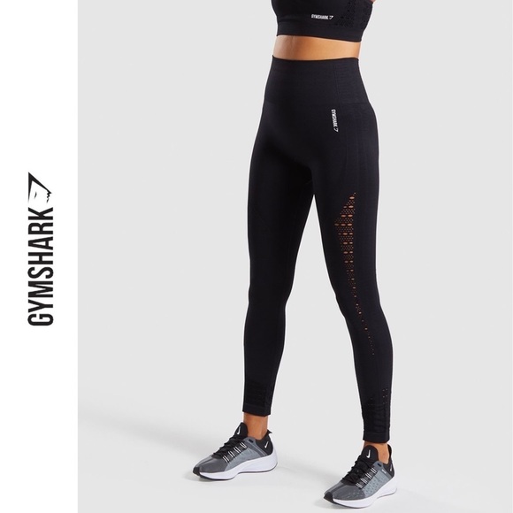 Gymshark Pants - Like New! | Gymshark Energy Seamless 7/8 Leegings *25” | In Black | Small